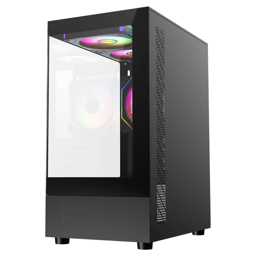 CiT Celcius EBK Micro Tower Gaming Case - Black 